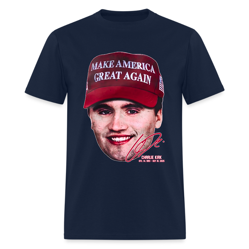 Rest In Peace Charlie Kirk T Shirt - navy
