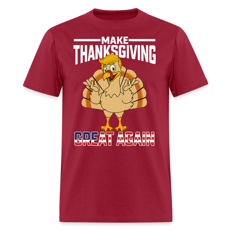 Make Thanksgiving 2025 Great Again T Shirt - dark red