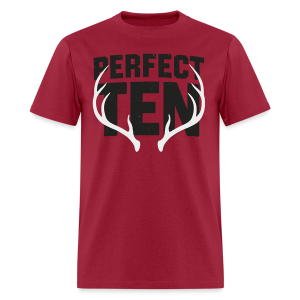 Perfect Ten T Shirt - dark red