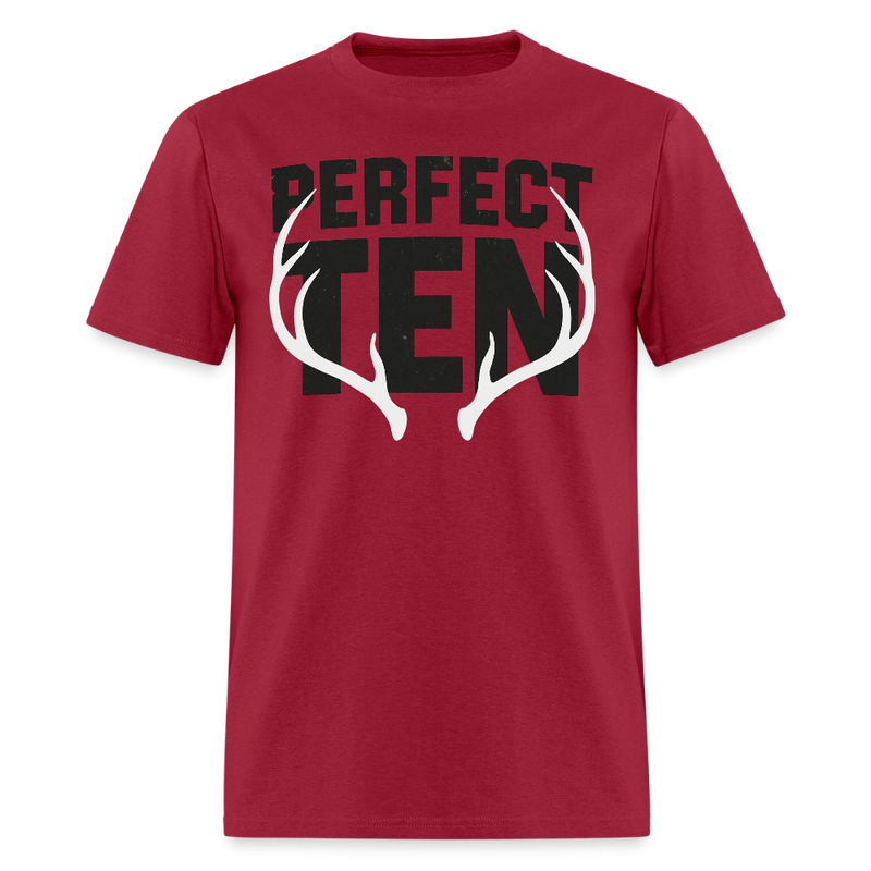Perfect Ten T Shirt - dark red