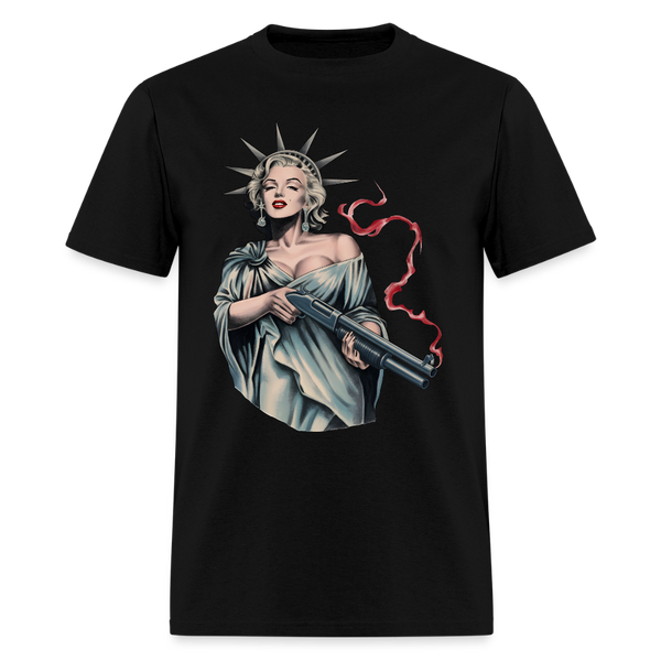 Armed Liberty T Shirt - black