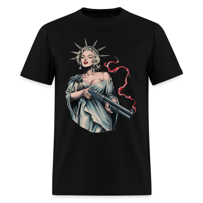 Armed Liberty T Shirt - black