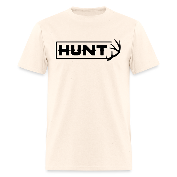 Buck Hunting T Shirt - natural