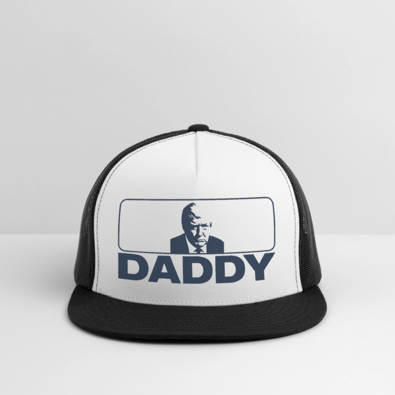 Daddy Trump Trucker Hat - white/black