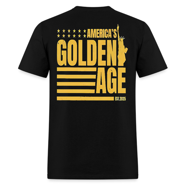 America’s Golden Age Est. 2025 T Shirt - black