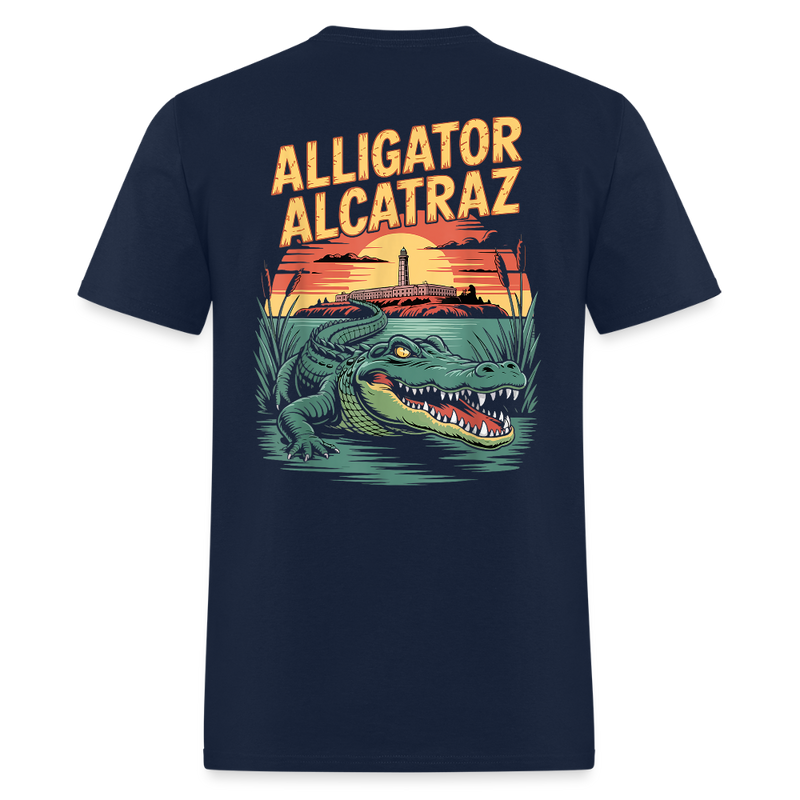 Alligator Alcatraz T Shirt - 4 - navy
