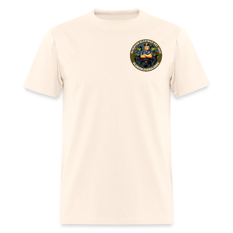 Alligator Alcatraz Welcome To The Swamp Trump T Shirt - natural