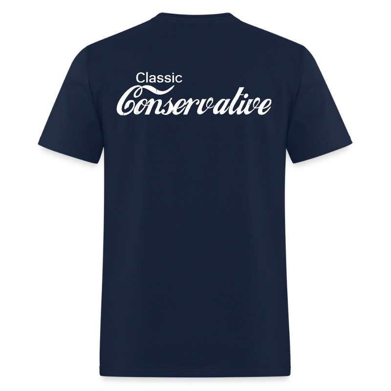Classic Conservative T Shirt - navy