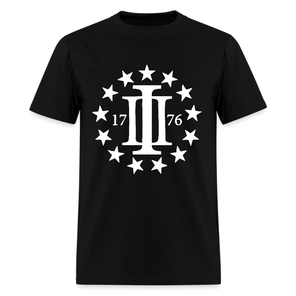 Three Percenters 1776 T Shirt - black