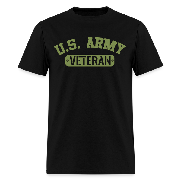 US Army Veteran T Shirt - black