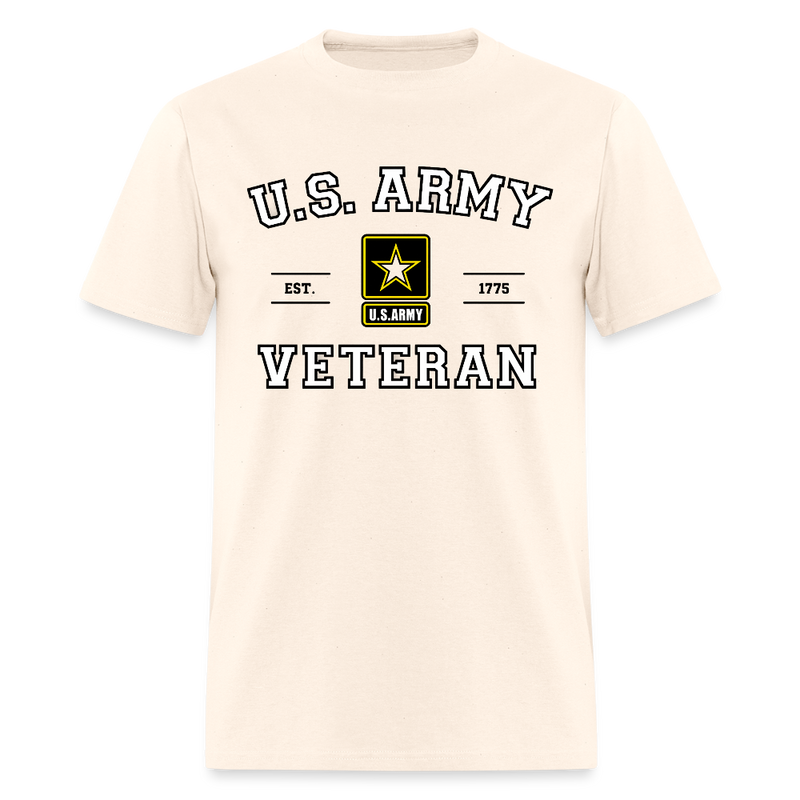 US Army Veteran T Shirt - 2 - natural