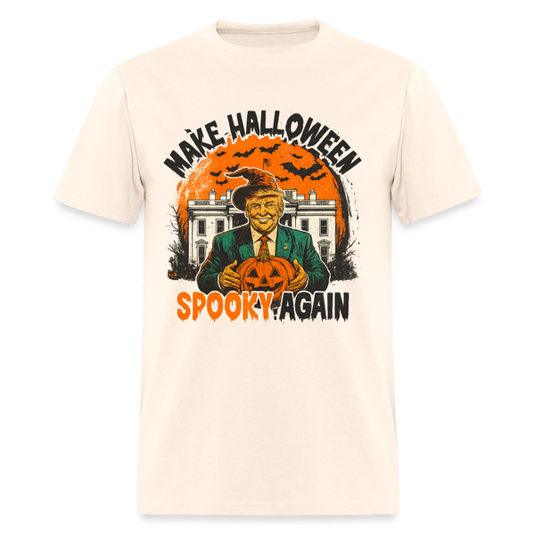 Make Halloween Spooky Again T Shirt - natural