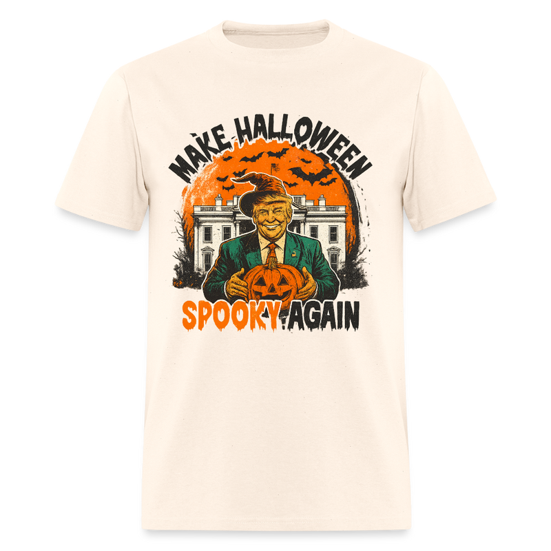 Make Halloween Spooky Again T Shirt - natural