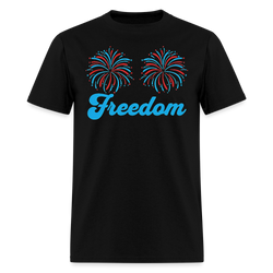 Freedom 4th of July T Shirt - black