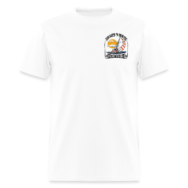 Boats 'N Hoes T Shirt - white