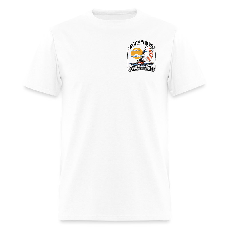 Boats 'N Hoes T Shirt - white