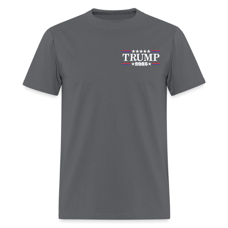Liberty Guns Beer Trump 2025 T Shirt - charcoal