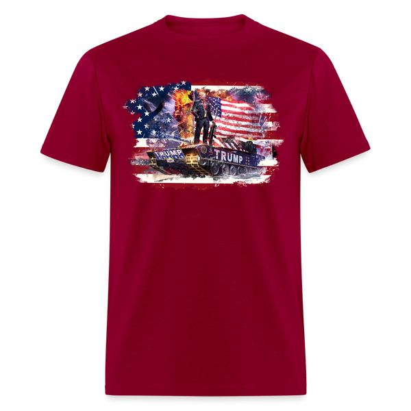 Trump You're Fired T Shirt - dark red