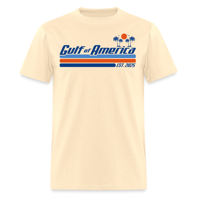 Gulf Of America Est. 2025 Retro T Shirt - natural