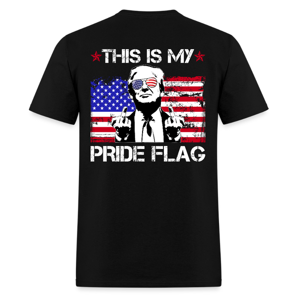Trump This Is My Pride Flag T Shirt - black