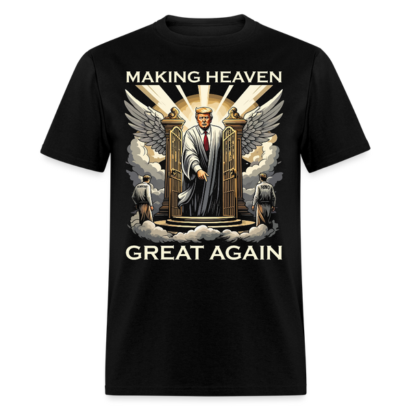 Trump Making Heaven Great Again T Shirt - black