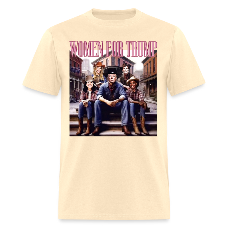 Women For Trump Cowboy T Shirt - natural