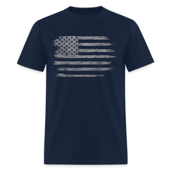 American Pride USA Flag T Shirt - navy