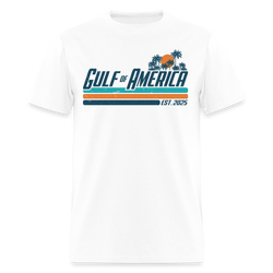 Gulf Of America Est. 2025 Nacho Gulf No More Double Sided T Shirt - white