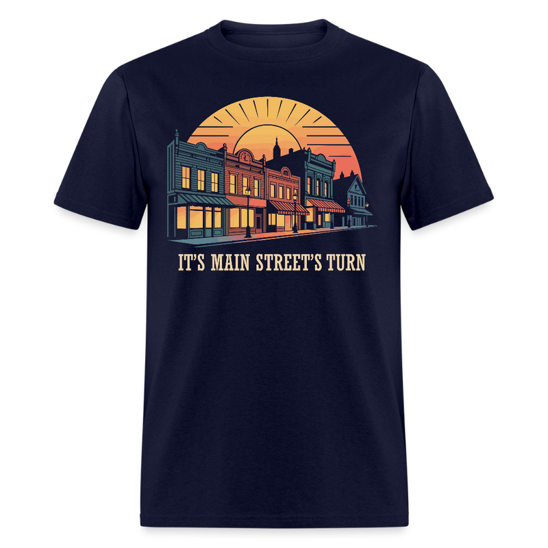 It's Main Street's Turn T Shirt - navy
