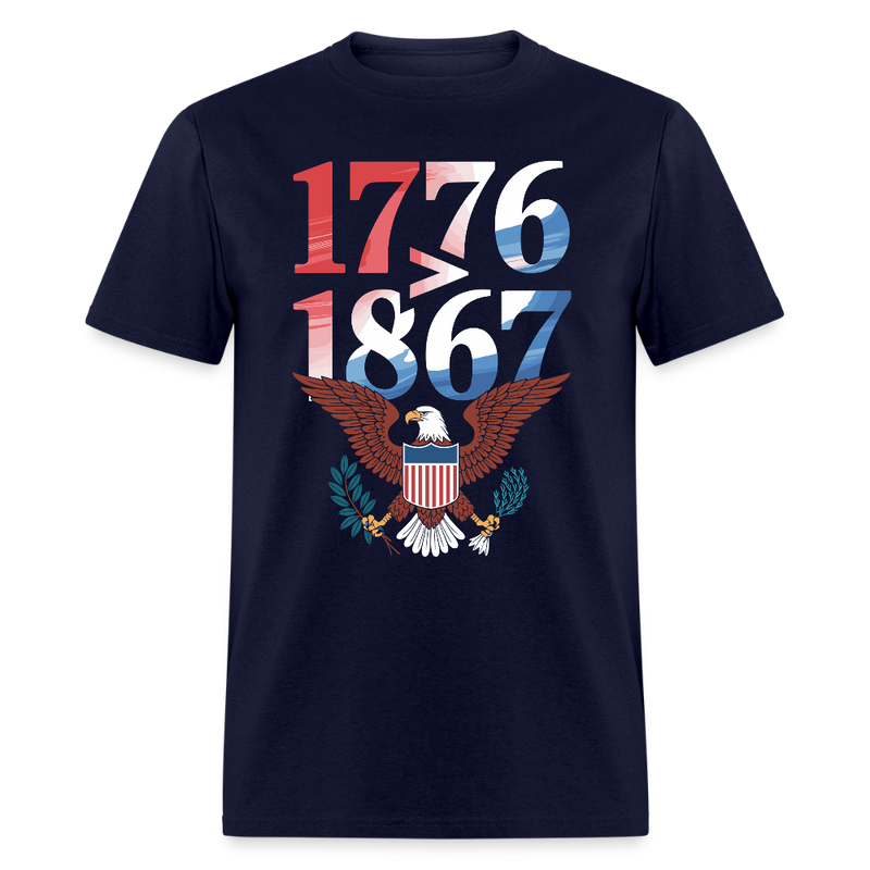 1776 > 1867 T Shirt - navy