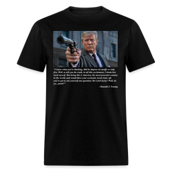 Do I Feel Lucky, Punk? Trump Tariff Parody T Shirt - black