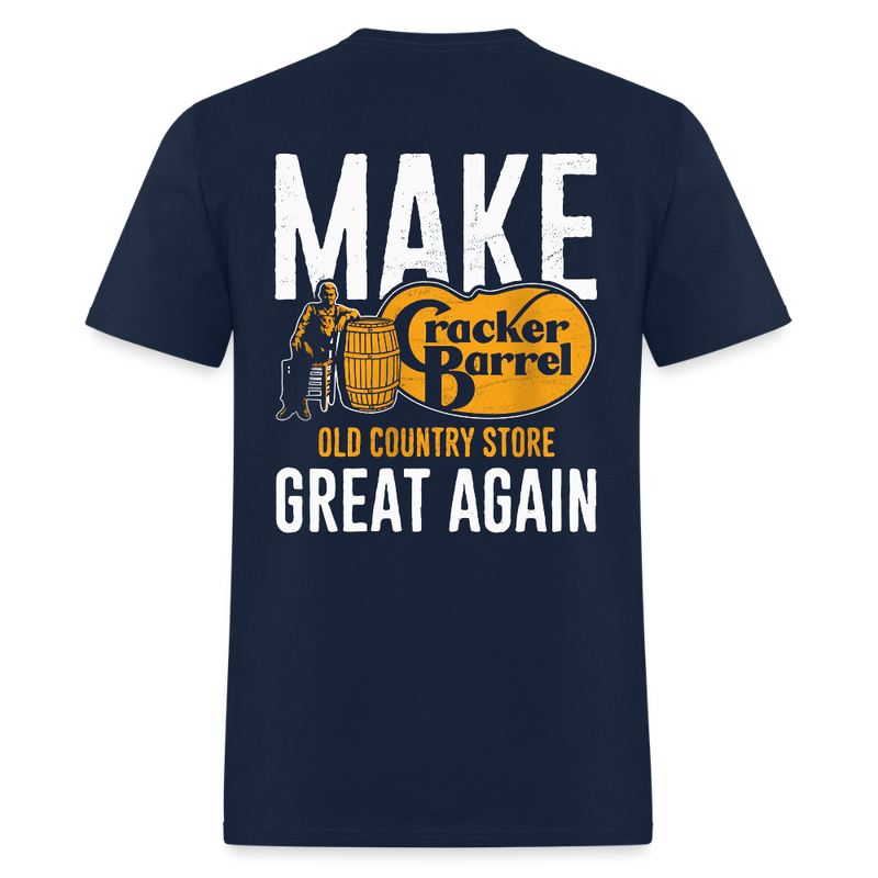 Make Cracker Barrel Great Again T Shirt - navy
