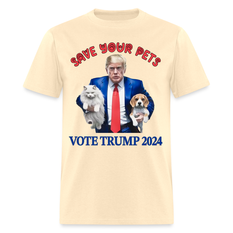 Save Your Pets 2024 T-Shirt - natural