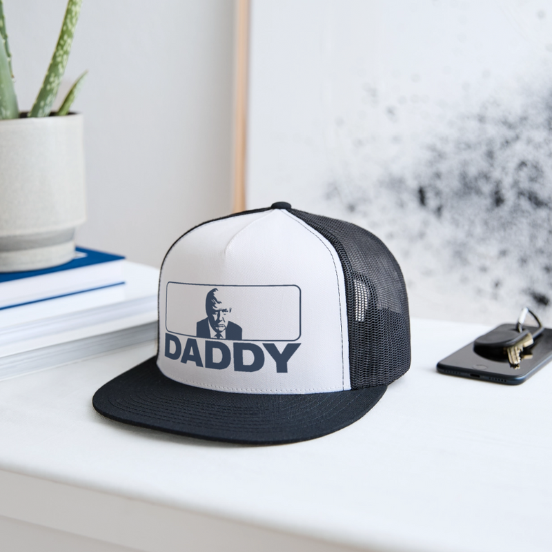 Daddy Trump Trucker Hat - white/black