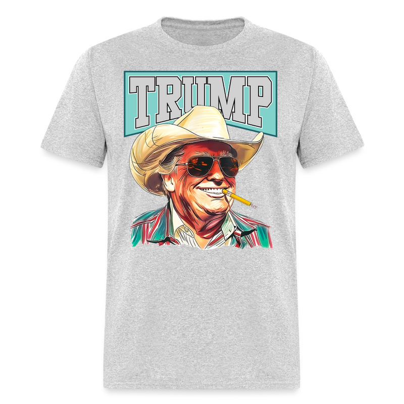 Trump Cowboy T-Shirt - heather gray