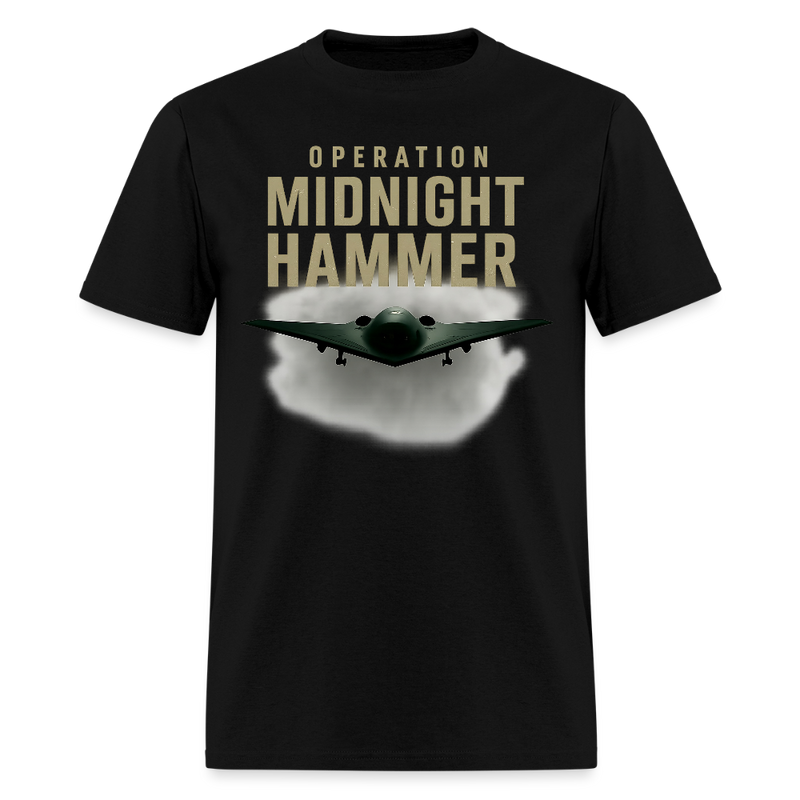 Operation Midnight Hammer B-2 T Shirt - black