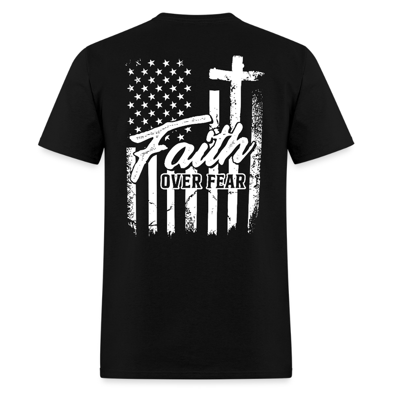 Faith Over Fear Charlie Kirk T Shirt - black