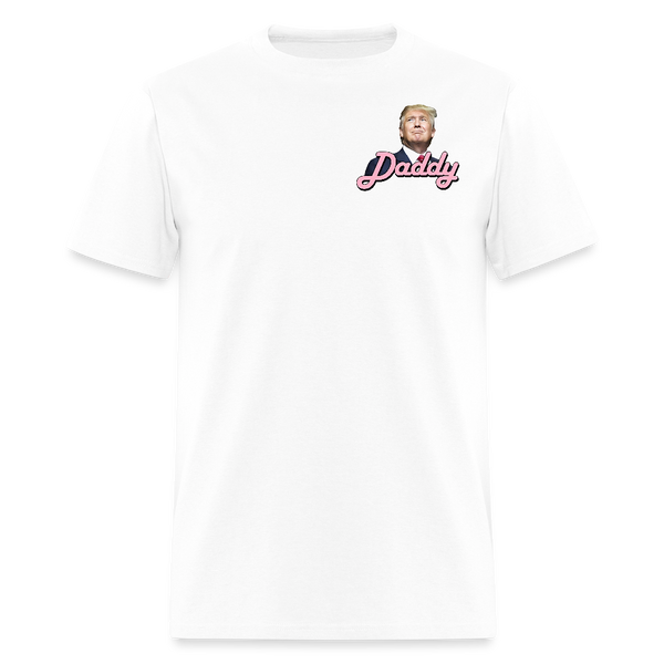 Daddy Trump Double-sided Print T Shirt - 2 - white