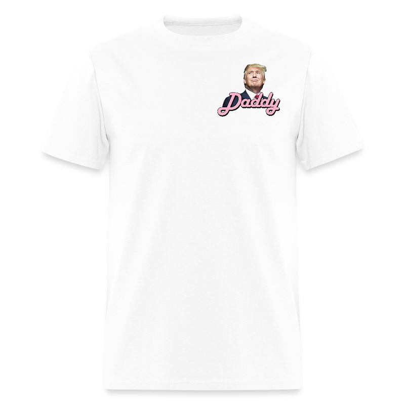 Daddy Trump Double-sided Print T Shirt - 2 - white