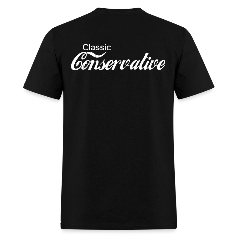 Classic Conservative T Shirt - black