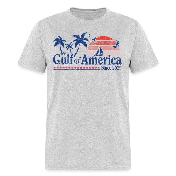 Retro Gulf Of America Since 2025 T Shirt - heather gray