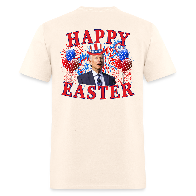 Biden Happy Easter T Shirt - natural