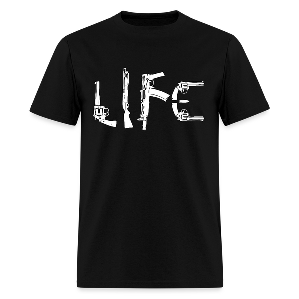 Guns Life T Shirt - black