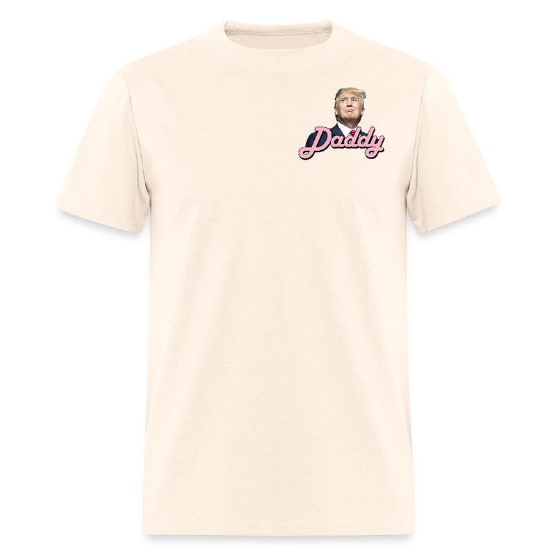 Daddy Trump Double-sided Print T Shirt - 2 - natural