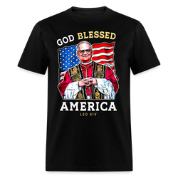 God Bless America Leo XIV T Shirt - black