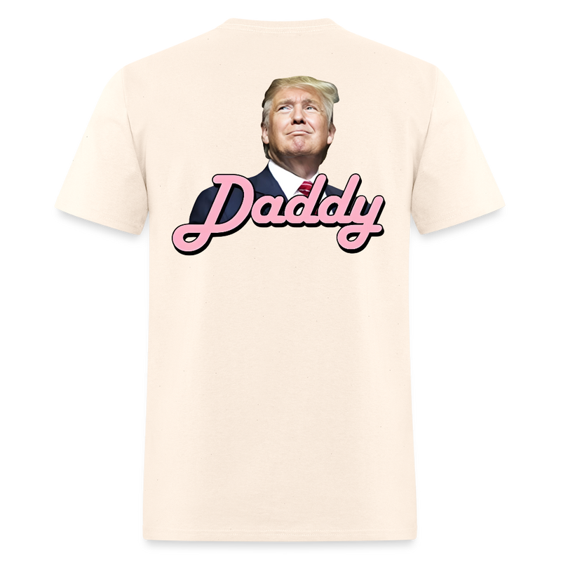Daddy Trump Double-sided Print T Shirt - 2 - natural