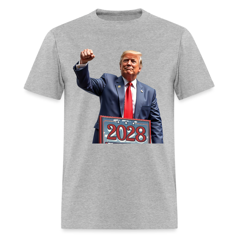 Cool Trump 2028 T Shirt - heather gray