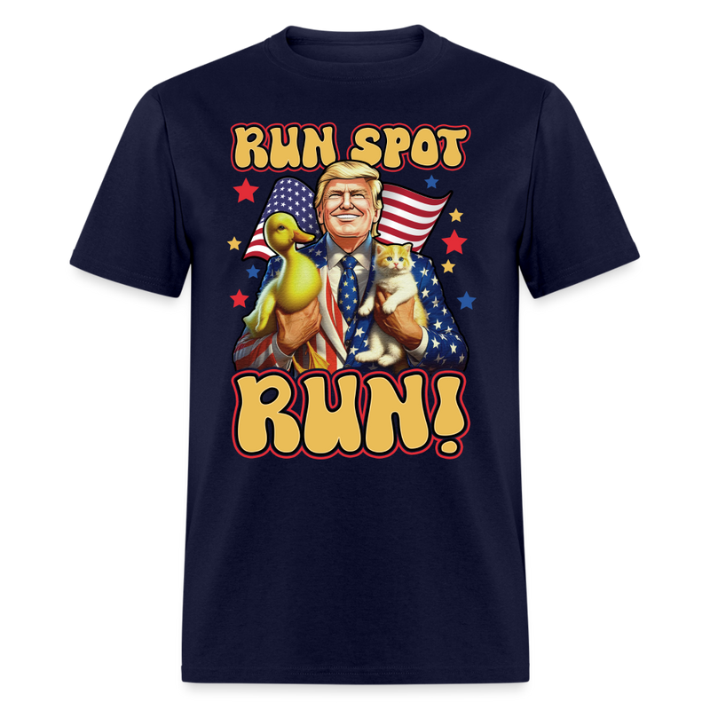 Run Spot Run T Shirt - navy