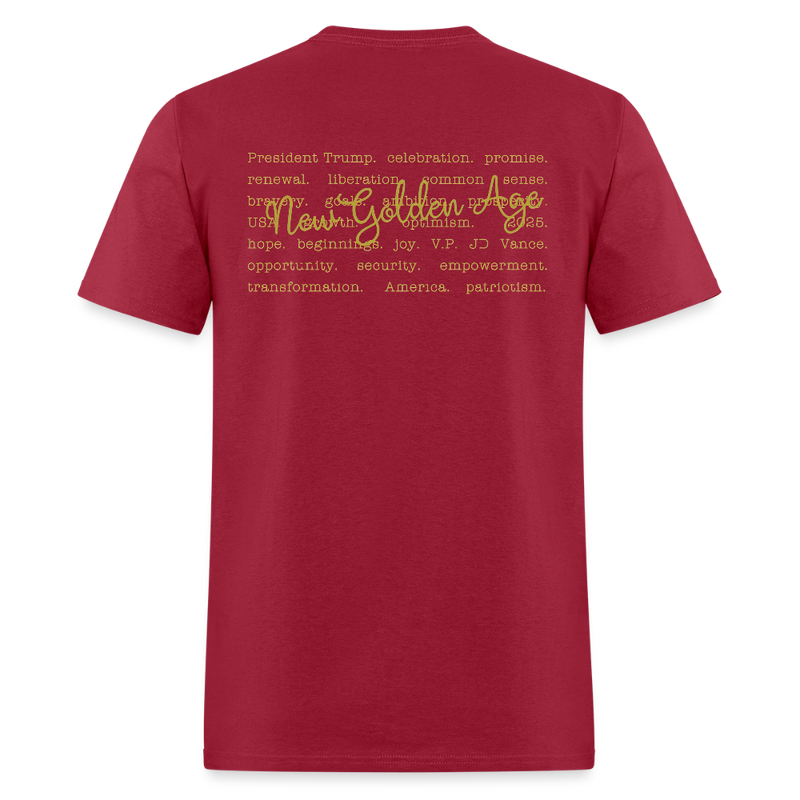 New Golden Age T Shirt - dark red