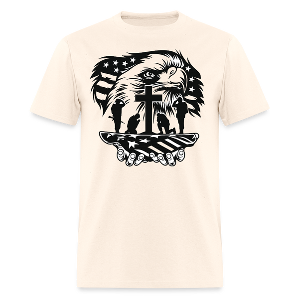 Honor USA Veteran T Shirt - natural
